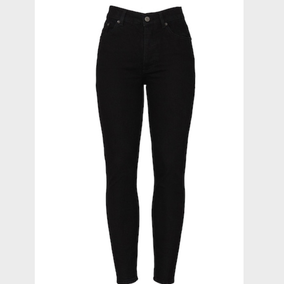 REFORMATION BLACK SERENA JEANS - Picture 2 of 7